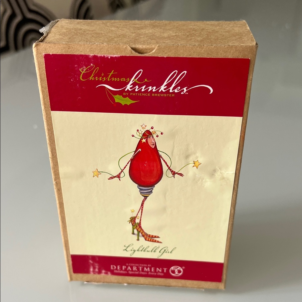 Christmas Krinkles Figurine by Patience Brewster and Department 56